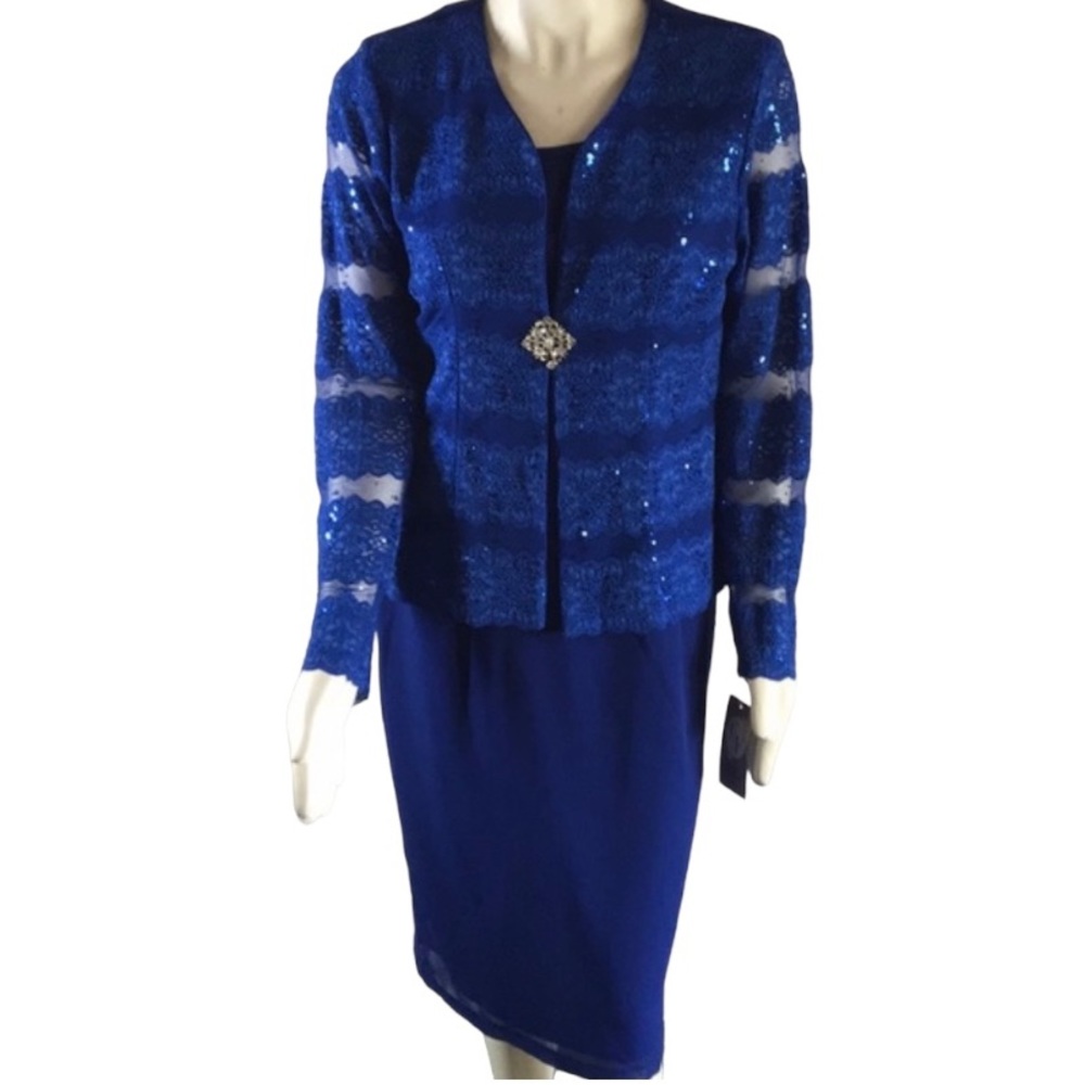 Elegant Blue Long Sleeve - 3 Piece Set